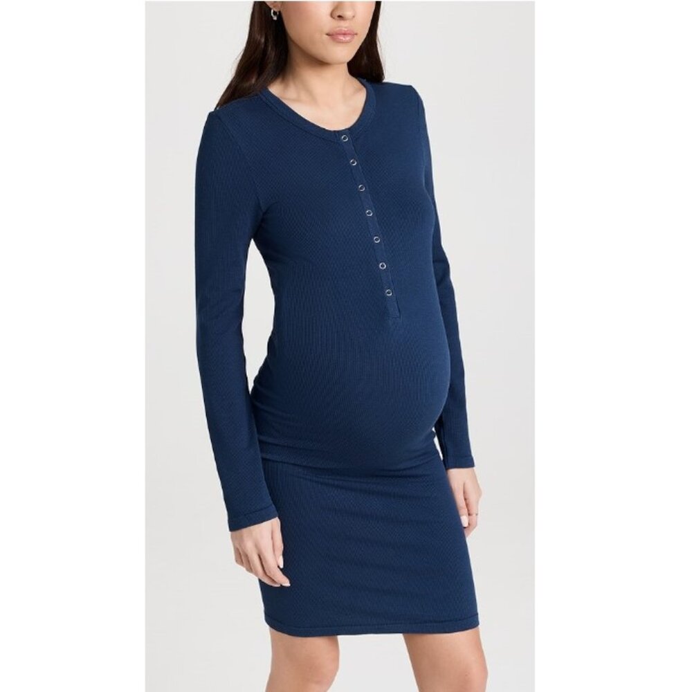 Hatch Navy Blue Mini Dress